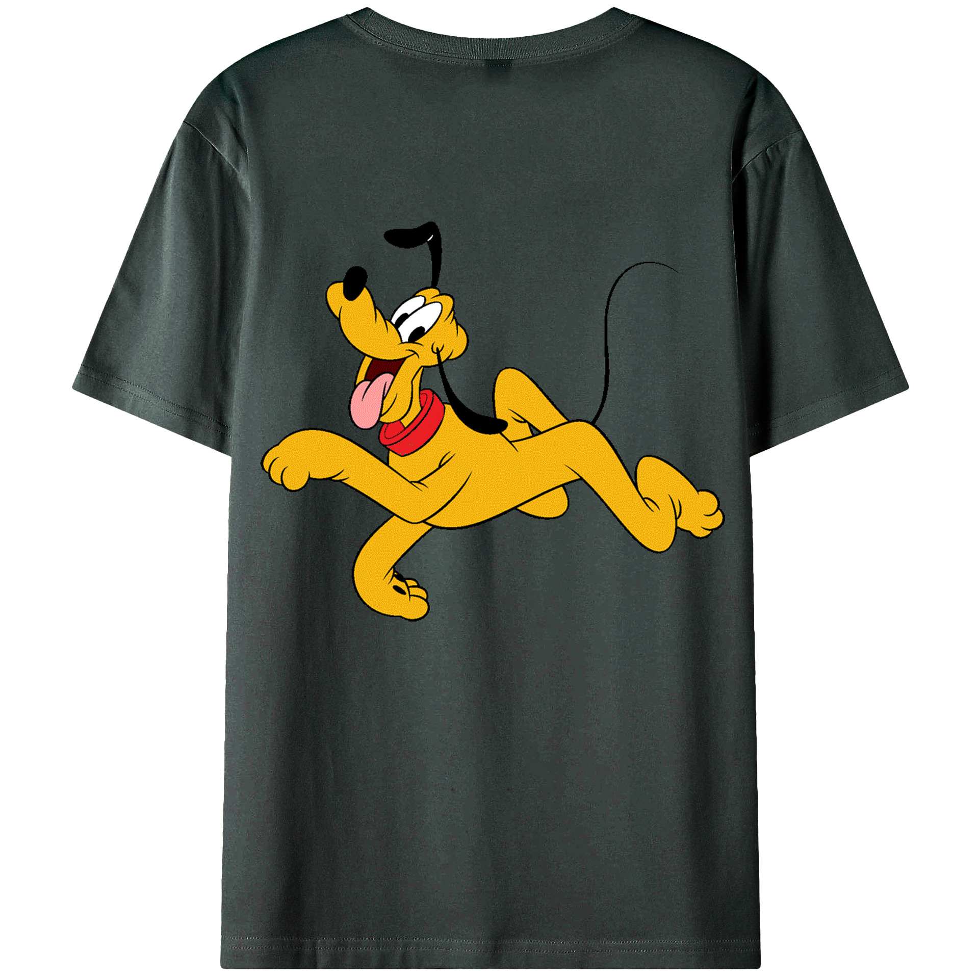 ミッキーマウス Mickey Mouse 綿100％ メンズ半袖Tシャツ（バックプリント） 通気性